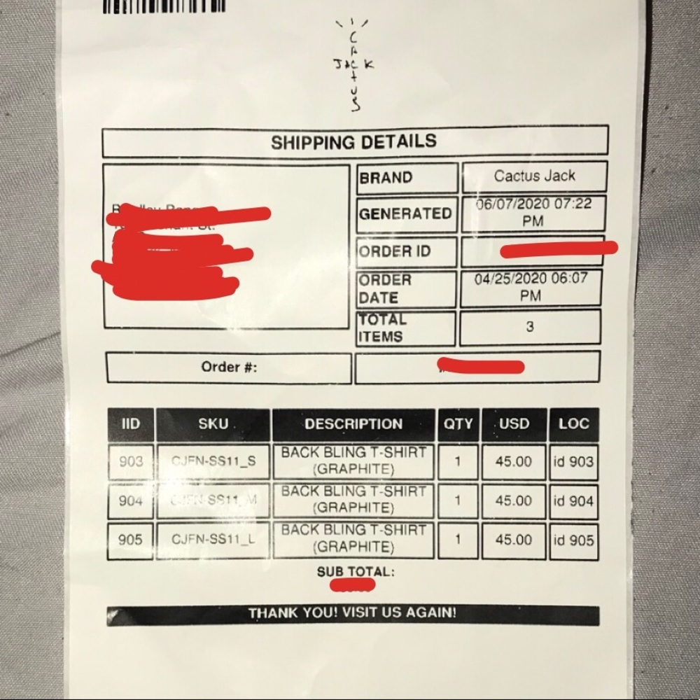 ❌SOLD❌Travis Scott x Fortnite Back Bling Tee🆕 - Picture 15 of 15
